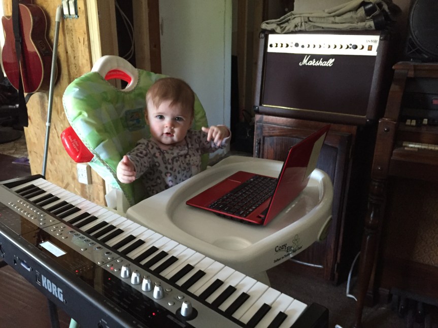 In the studio with&nbsp;Amelia!